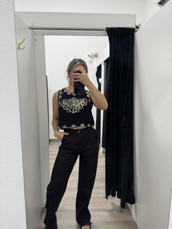 Pantalón sastrero de lino