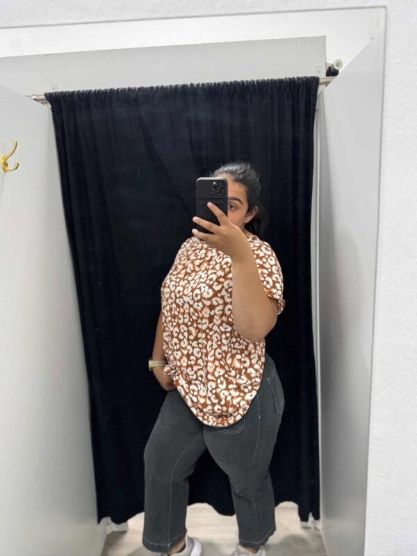 Blusa amplia print