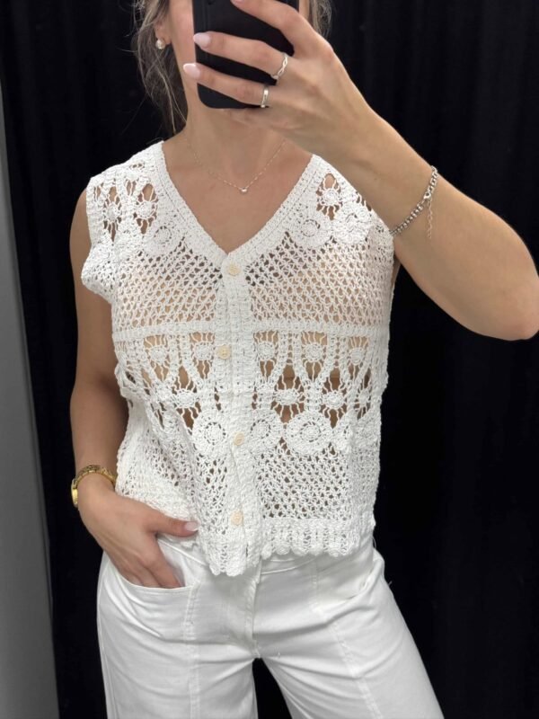 Chaleco de crochet #13