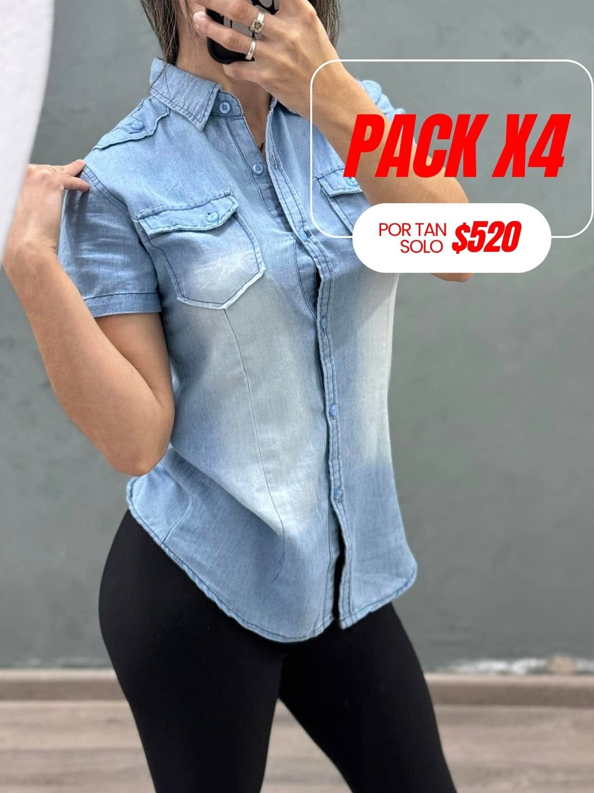 Pack x4 camisas