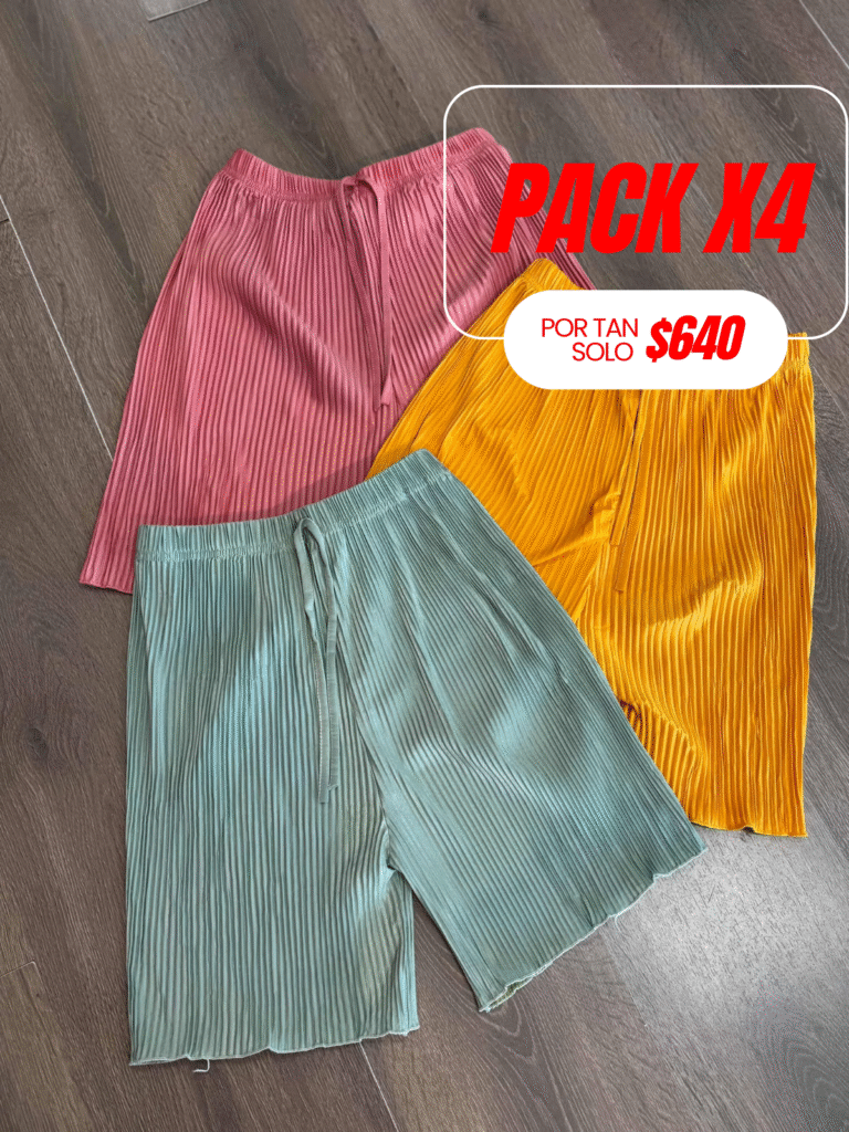 Pack x4 shorts
