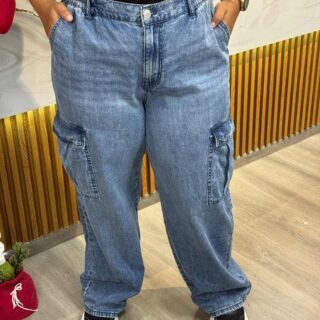 Jean cargo plus size