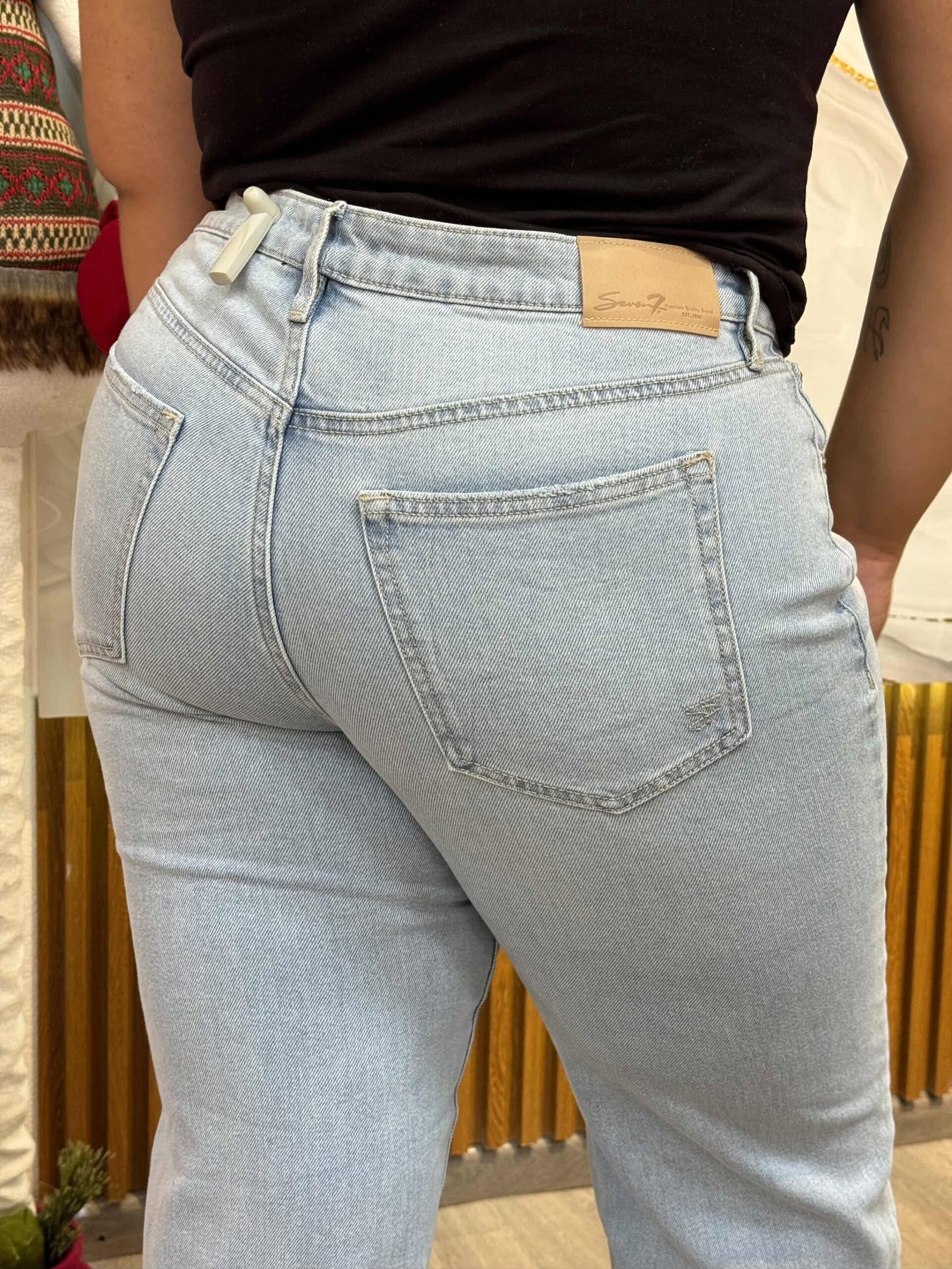 Jean plus size claro - Imagen 3