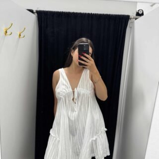 Vestido amplio White