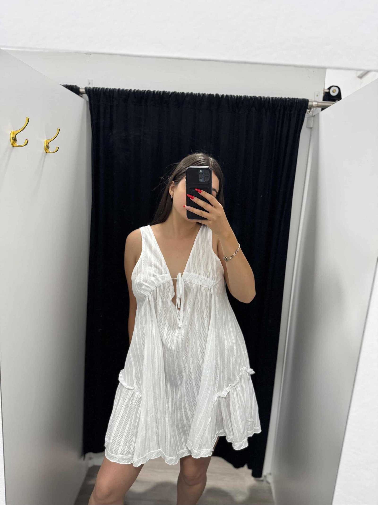 Vestido amplio White