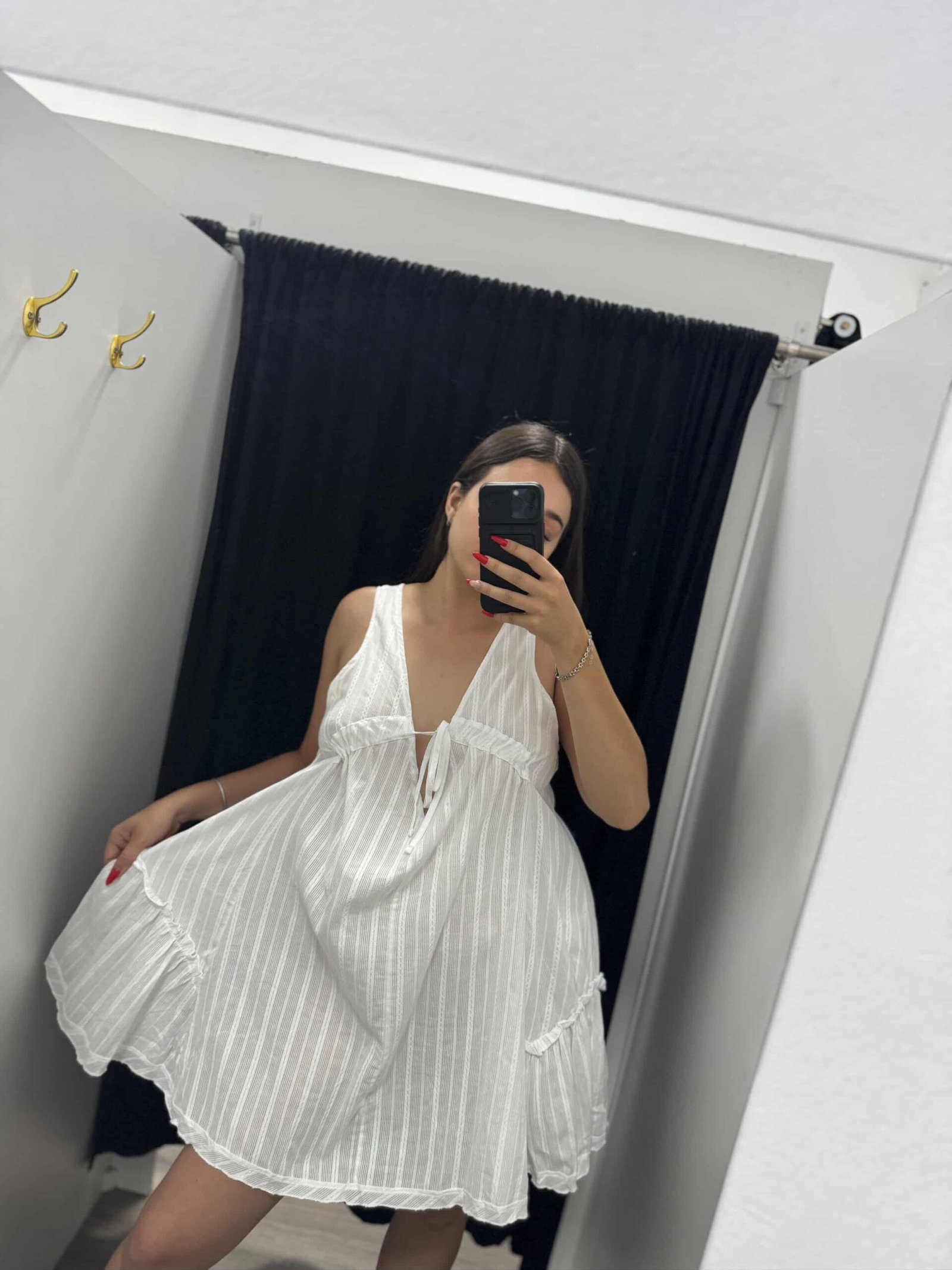 Vestido amplio White - Imagen 3