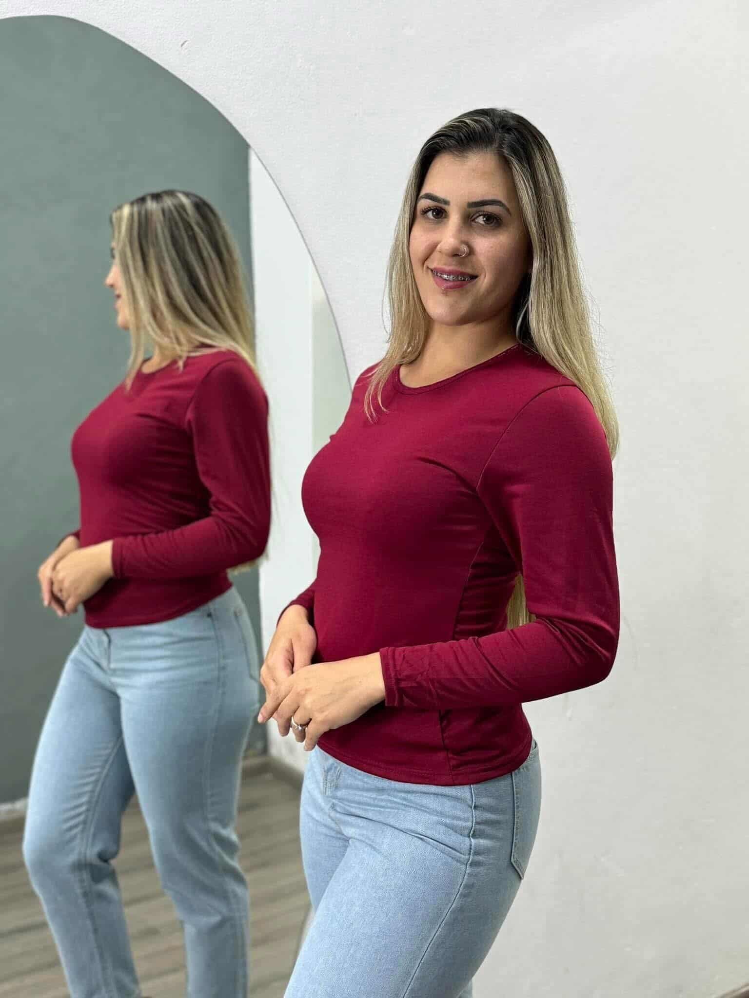 Blusa básica térmica - Imagen 4