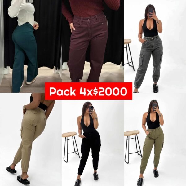 PACK 4 JEANS $2000