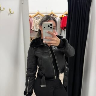 Chaqueta de ecocuero Sol