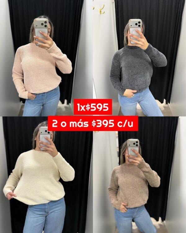 Pack buzo chenille
