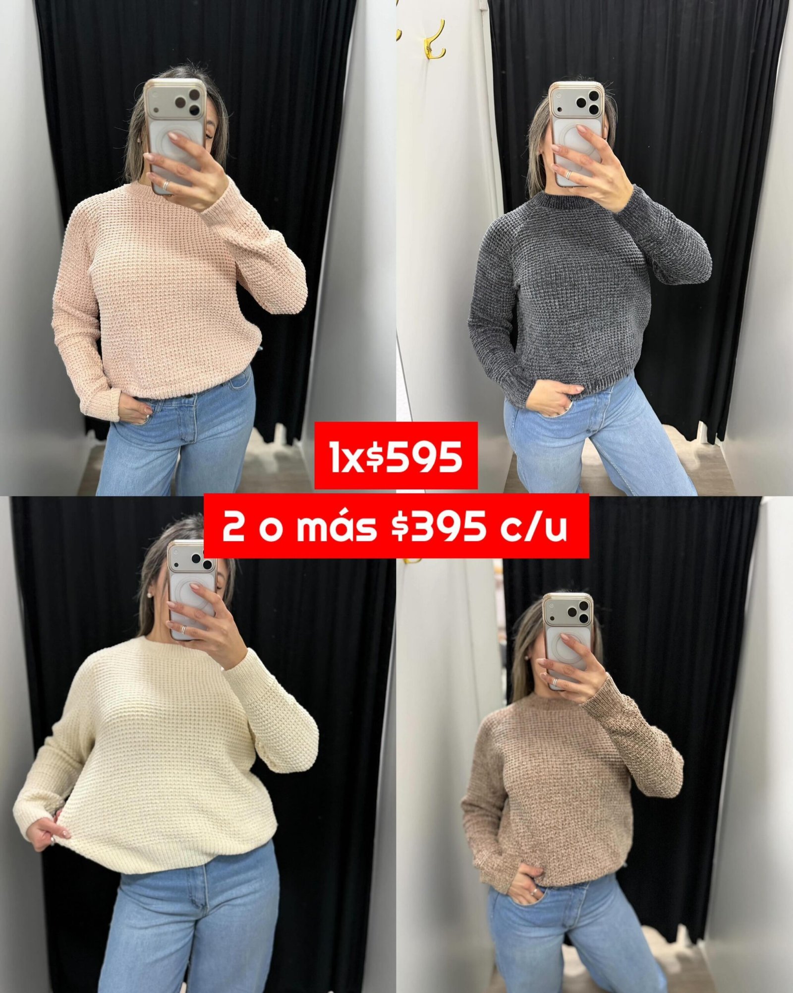 Pack buzo chenille