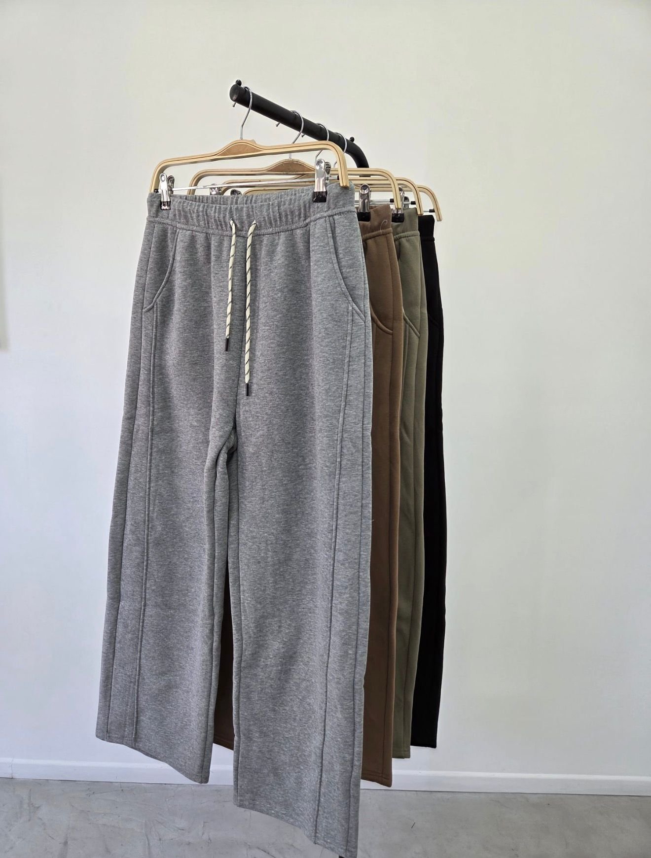 Pantalón de algodón con polar