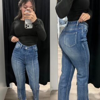 Jean con tajo Mica