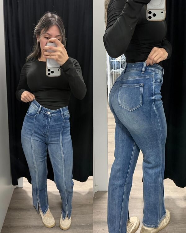 Jean con tajo Mica