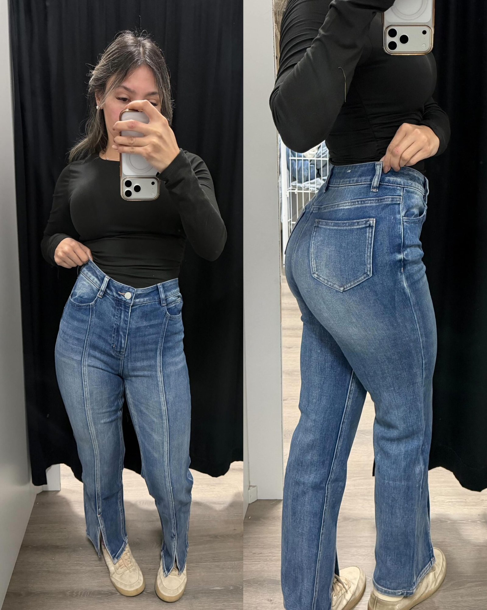 Jean con tajo Mica