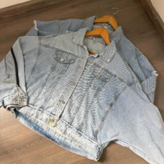 Campera de Jean flecos