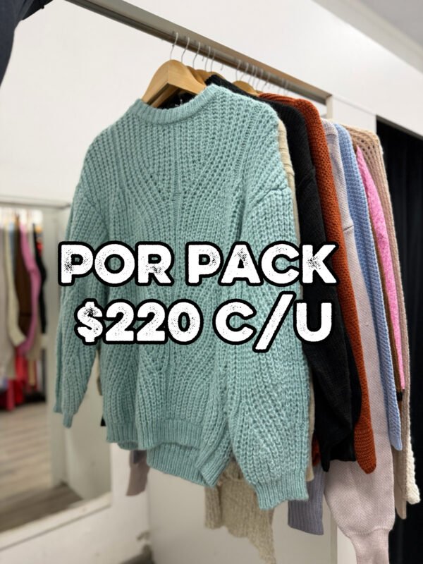 Pack 3 buzos de lana