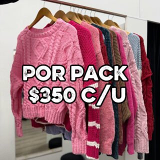 Pack 3 buzos en chenille