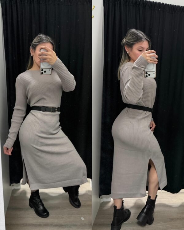 Vestido en hilo elastizado