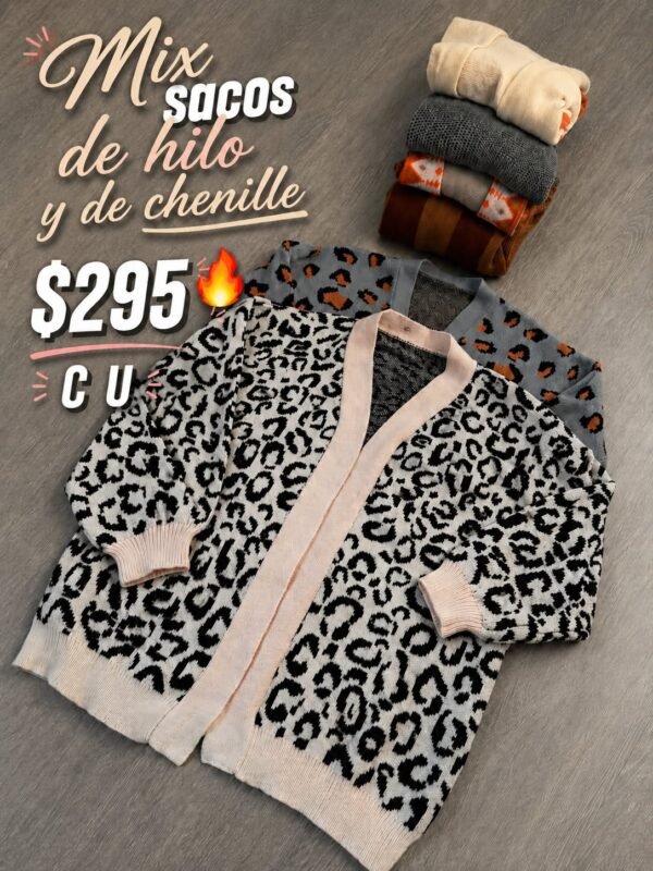 Mix Saco de Lana y Chenille