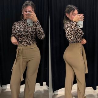 Pantalón lazo forrado