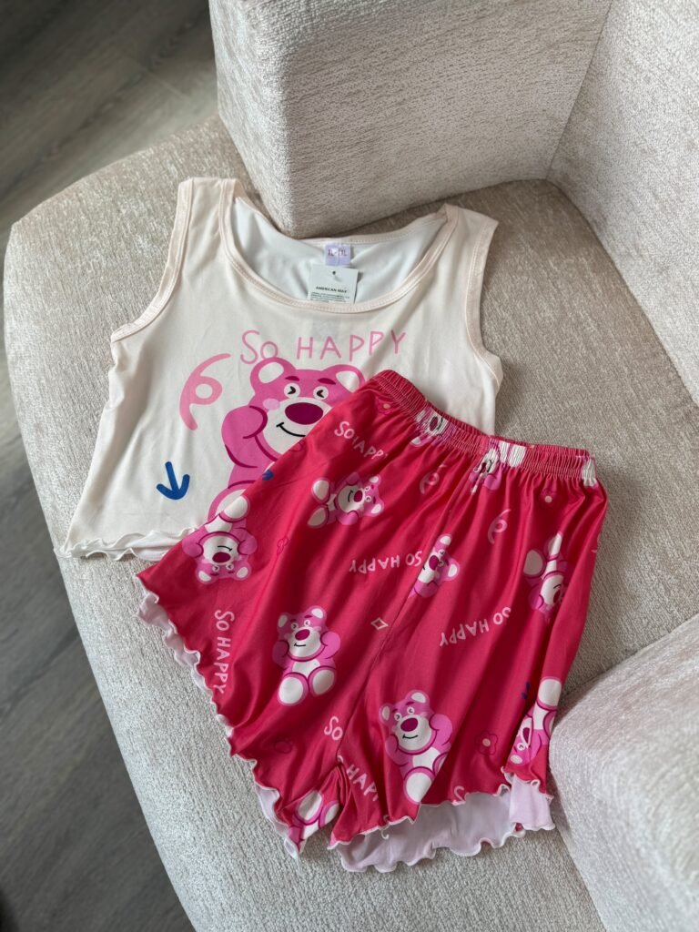 Conjunto pijama tira ancha A028