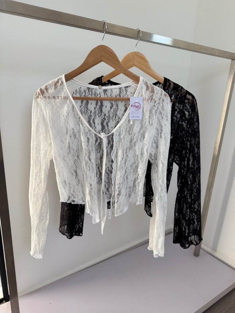 Blusa saco en encaje A057