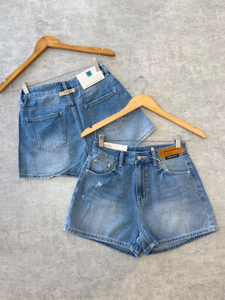 Short de jean rígido A082