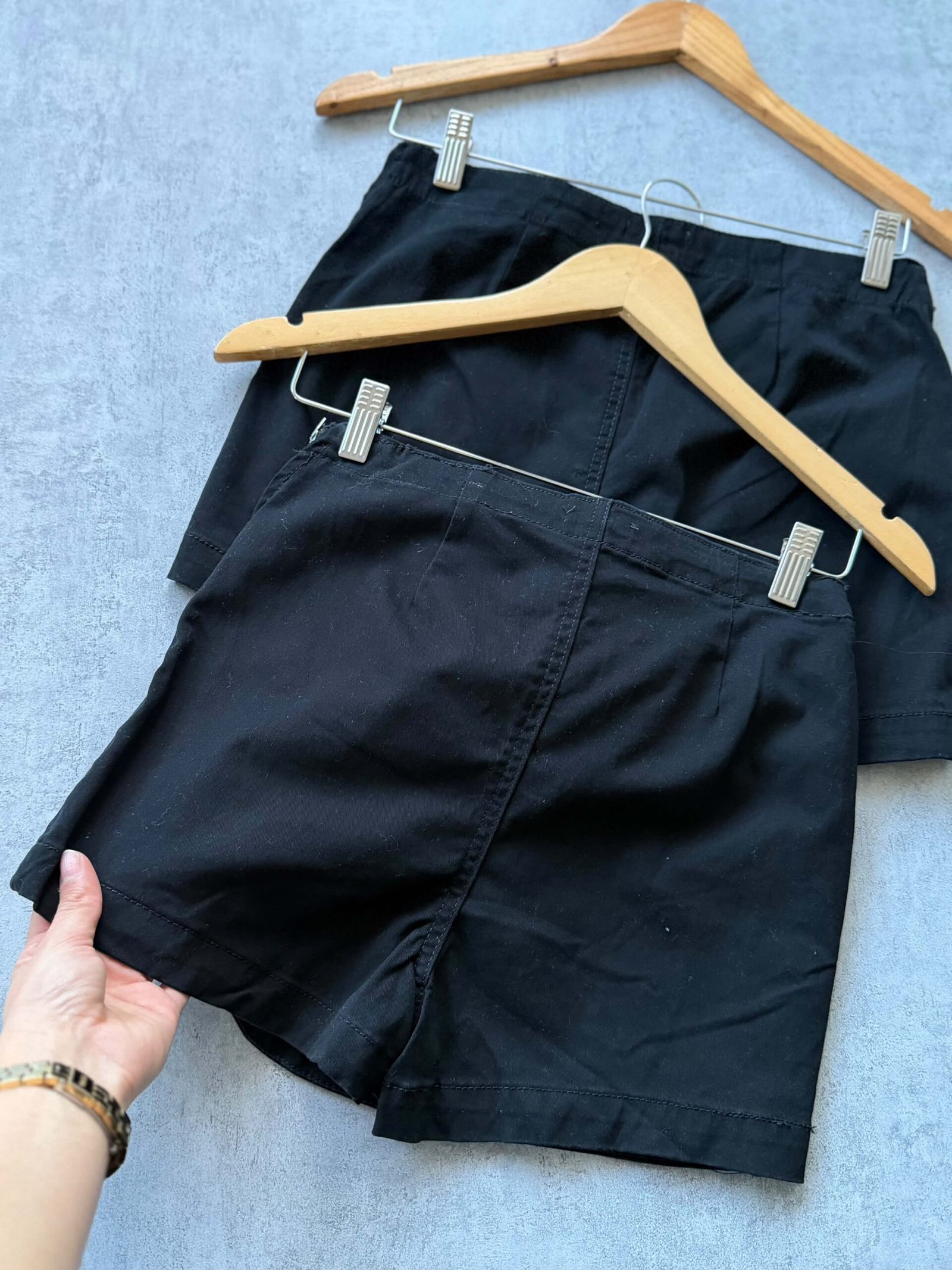 Short pollera con licra black A095 - Imagen 2